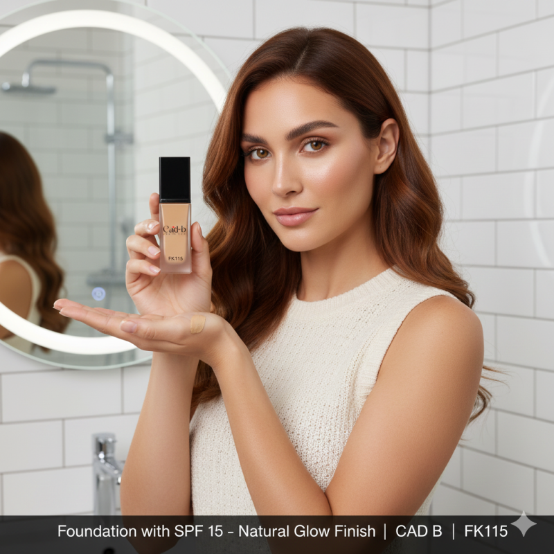 Foundation with SPF 15 – Natural Glow Finish | CAD B | FK115