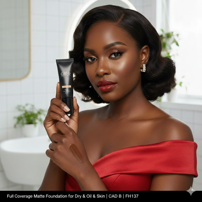 Full Coverage Matte Foundation for Dry & Oily Skin | CAD B | FH137