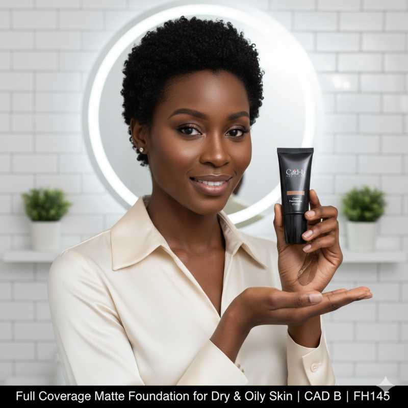 Full Coverage Matte Foundation for Dry & Oily Skin | CAD B | FH145