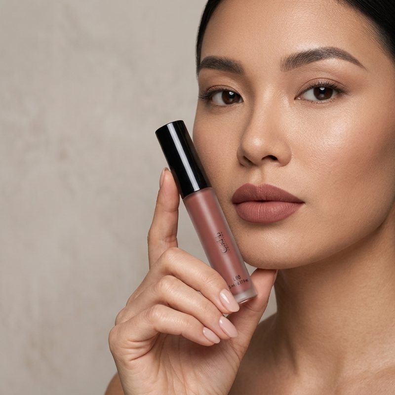Lip Gloss Coco – Hydrating Shimmer Lip Gloss with Sheer Tint & High Shine | Vegan, Paraben-Free | CAD B | LG08