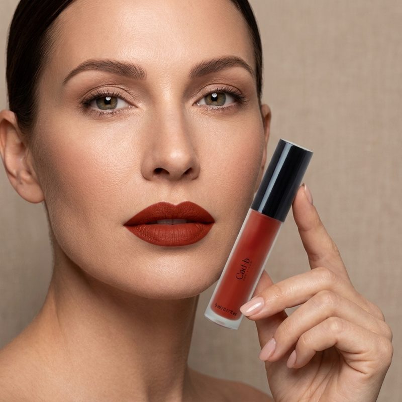 Lip Gloss Crimson – Hydrating Sheer Red Lip Gloss with High Shine & Shimmer Finish – Vegan, Paraben-Free | CAD B | LG15