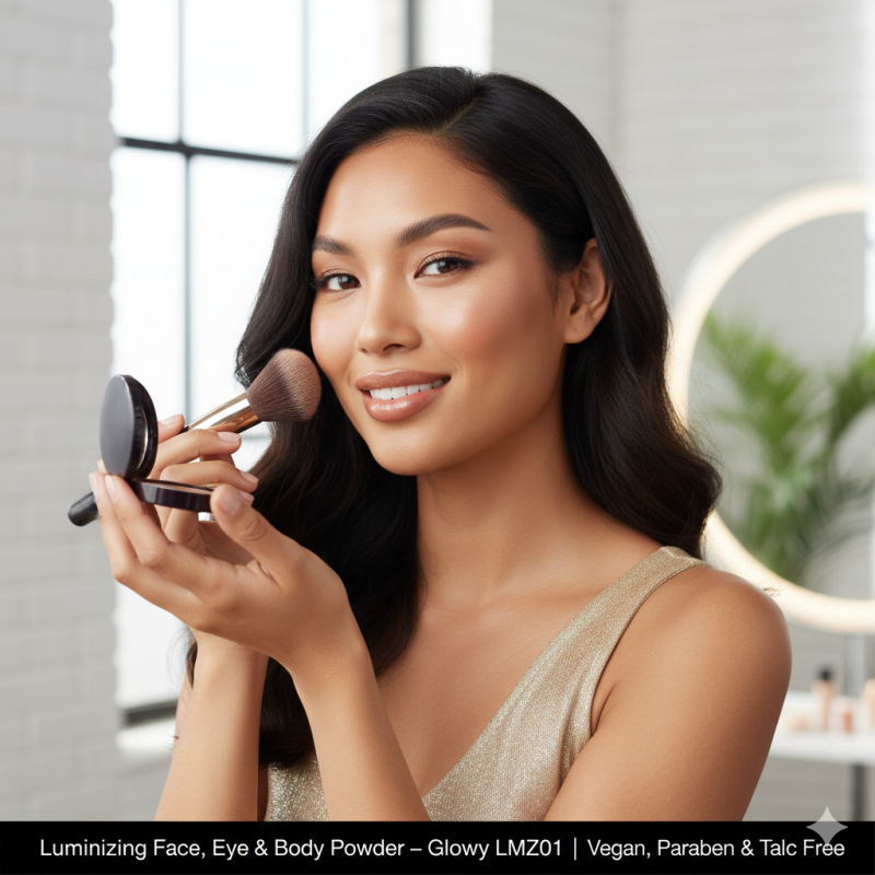 Luminizing Face, Eye & Body Powder – Glowy LMZ01 | Vegan, Paraben & Talc Free